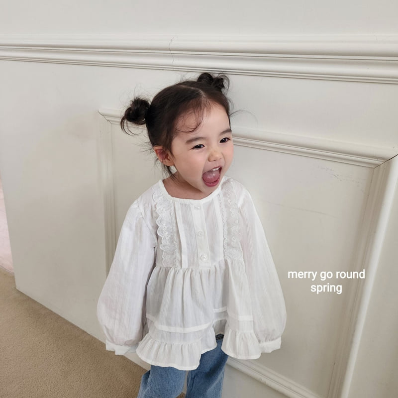 Merry Go Round - Korean Children Fashion - #childrensboutique - Spring Blouse - 4