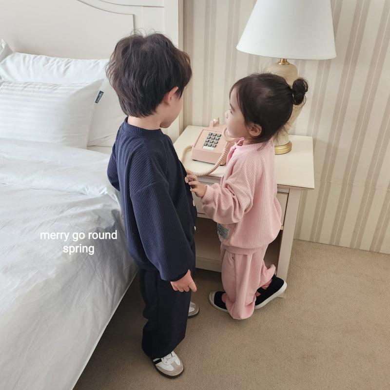 Merry Go Round - Korean Children Fashion - #designkidswear - Tori Cardigan Set