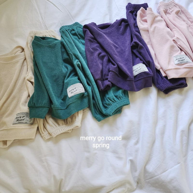 Merry Go Round - Korean Children Fashion - #discoveringself - Terry Set - 3