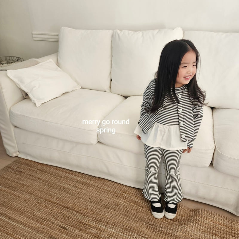Merry Go Round - Korean Children Fashion - #fashionkids - Ribbed Set (set of 3) - 10
