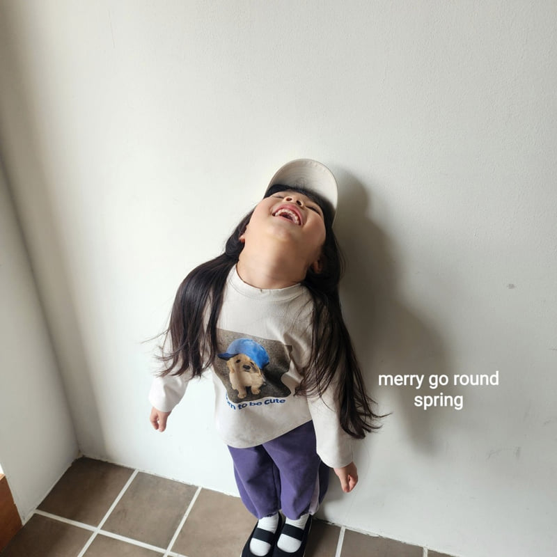 Merry Go Round - Korean Children Fashion - #fashionkids - Retriever Tee - 7