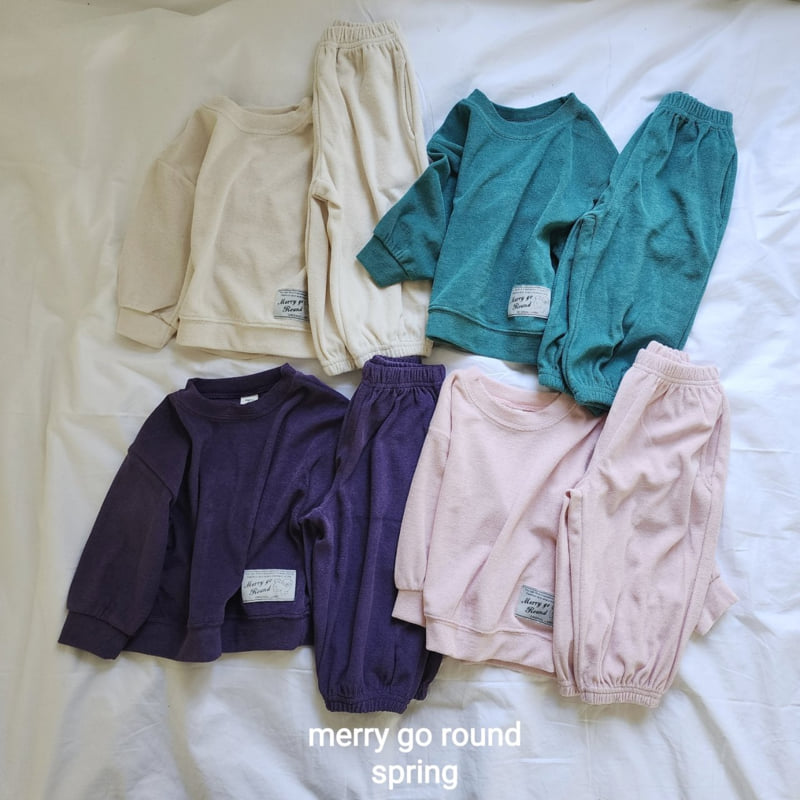 Merry Go Round - Korean Children Fashion - #discoveringself - Terry Set - 4