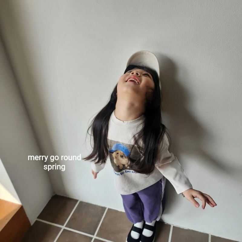 Merry Go Round - Korean Children Fashion - #kidsshorts - Retriever Tee - 8