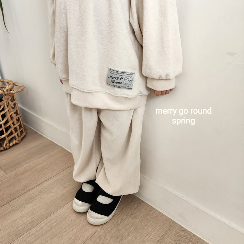 Merry Go Round - Korean Children Fashion - #kidsshorts - Terry Set - 5