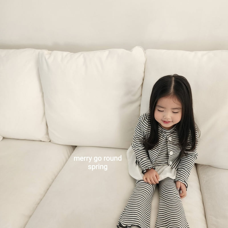 Merry Go Round - Korean Children Fashion - #kidsstore - Ribbed Set (set of 3) - 12