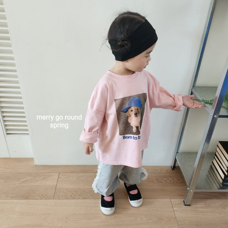 Merry Go Round - Korean Children Fashion - #kidsstore - Retriever Tee - 9