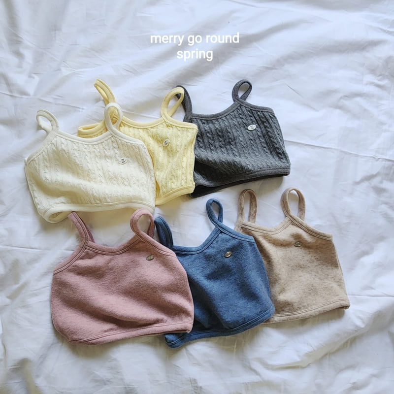 Merry Go Round - Korean Children Fashion - #kidzfashiontrend - Spring Sleeveless Top