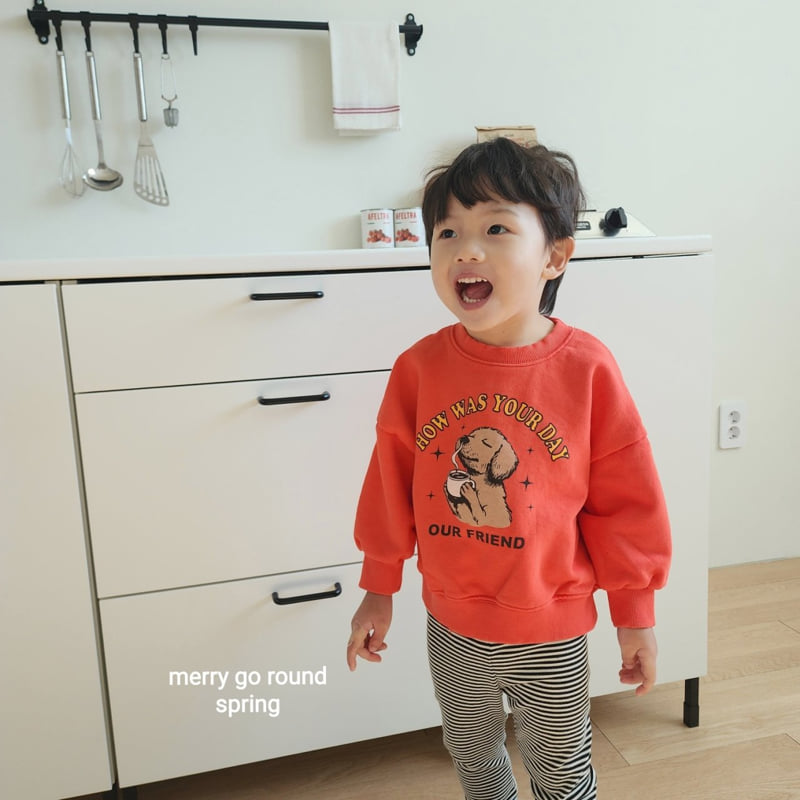 Merry Go Round - Korean Children Fashion - #kidzfashiontrend - Friend Sweatshirt - 3