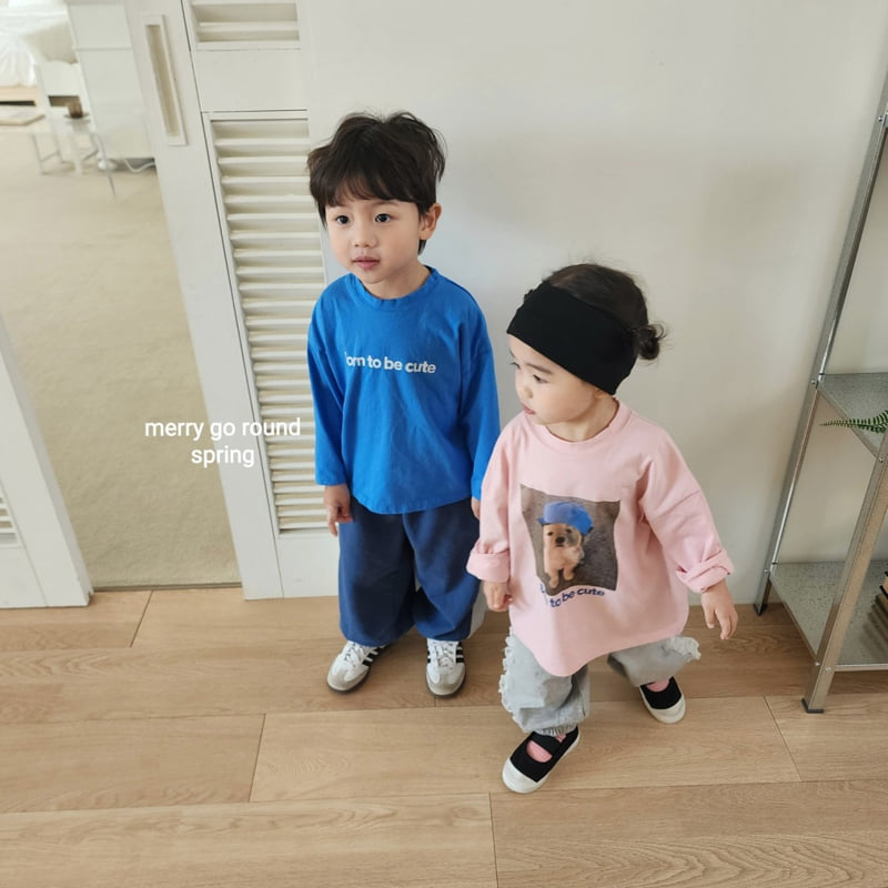 Merry Go Round - Korean Children Fashion - #littlefashionista - Retriever Tee - 12