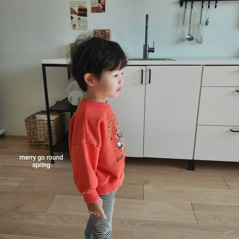 Merry Go Round - Korean Children Fashion - #littlefashionista - Friend Sweatshirt - 5