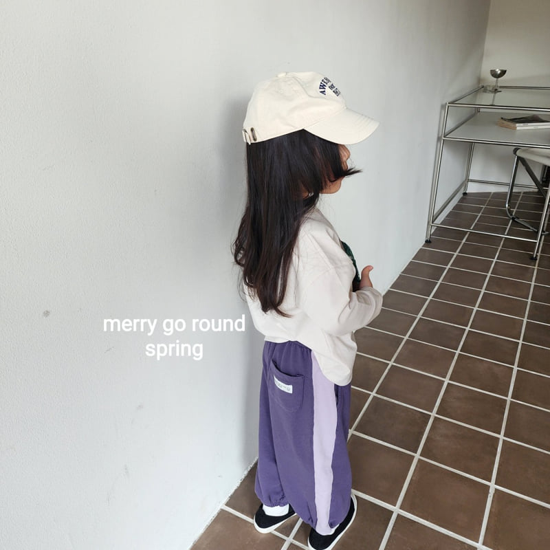 Merry Go Round - Korean Children Fashion - #Kfashion4kids - Color-block Jogger Pants - 4