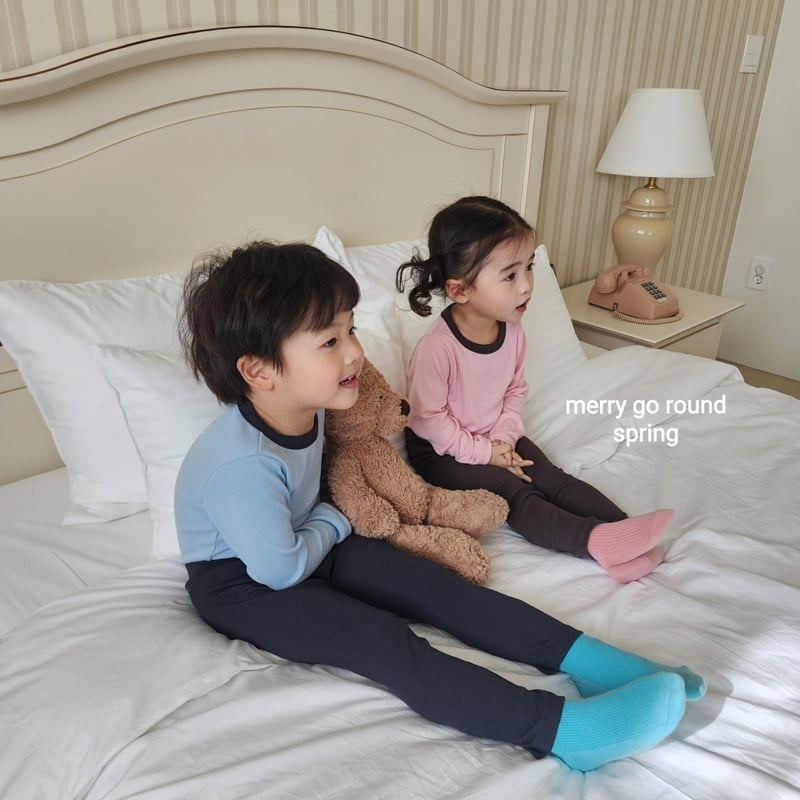 Merry Go Round - Korean Children Fashion - #magicofchildhood - Color Loungewear Set - 6