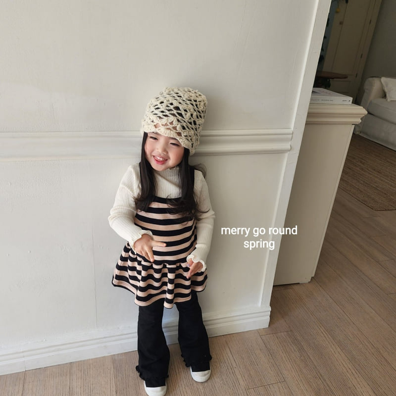 Merry Go Round - Korean Children Fashion - #littlefashionista - Jelly Bootcut Pants - 4