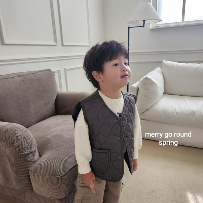 Merry Go Round - Korean Children Fashion - #magicofchildhood - Quilted Vest - 8