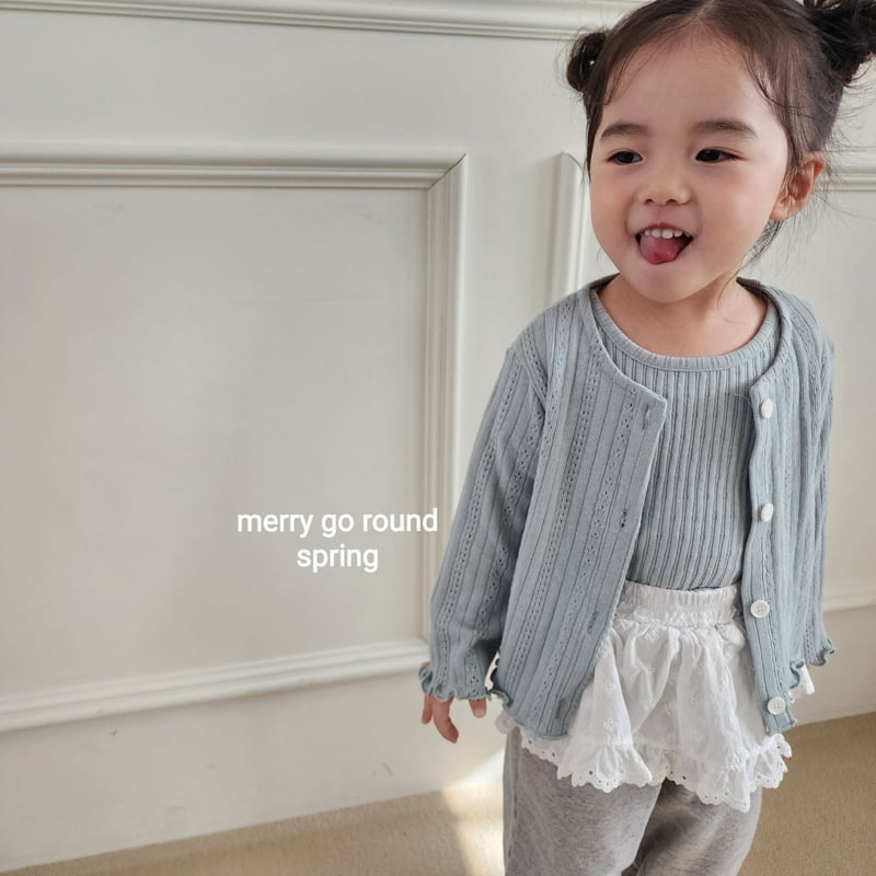 Merry Go Round - Korean Children Fashion - #minifashionista - Cardigan Short Sleeve Set - 9