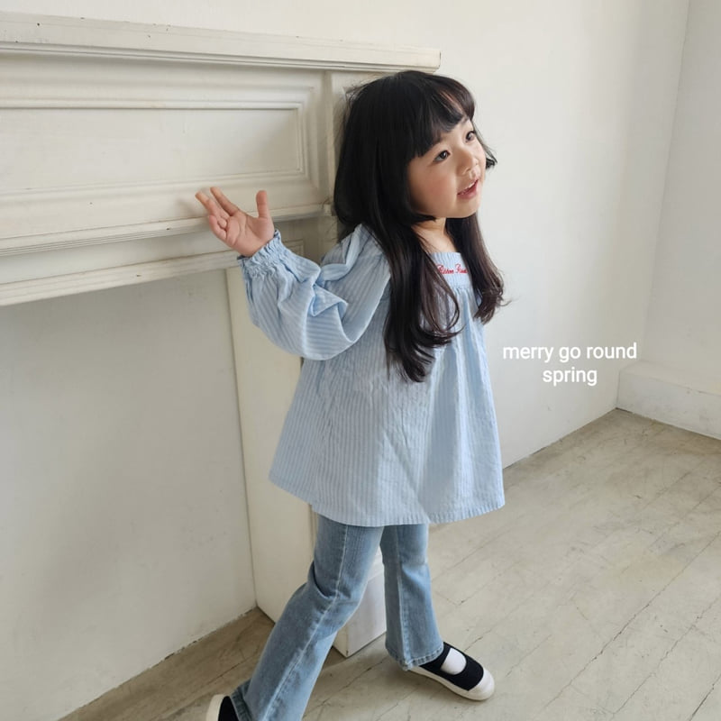 Merry Go Round - Korean Children Fashion - #magicofchildhood - Brush Bootcut Pants - 4