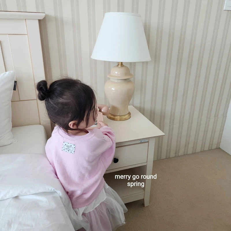 Merry Go Round - Korean Children Fashion - #minifashionista - Mesh Sweatshirt - 8