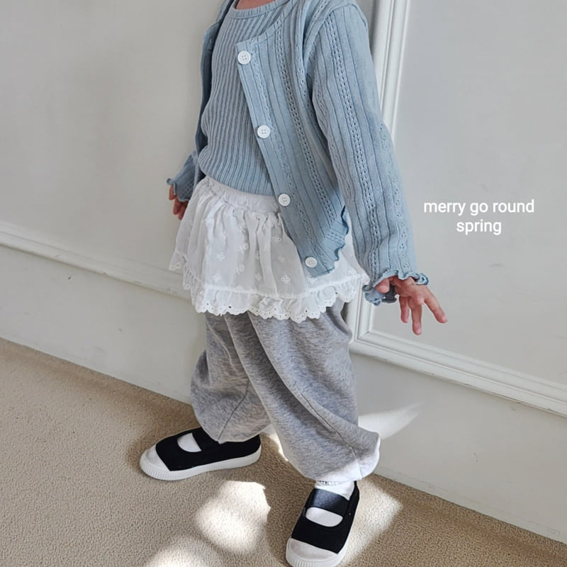 Merry Go Round - Korean Children Fashion - #minifashionista - Skirt Jogger Pants - 3