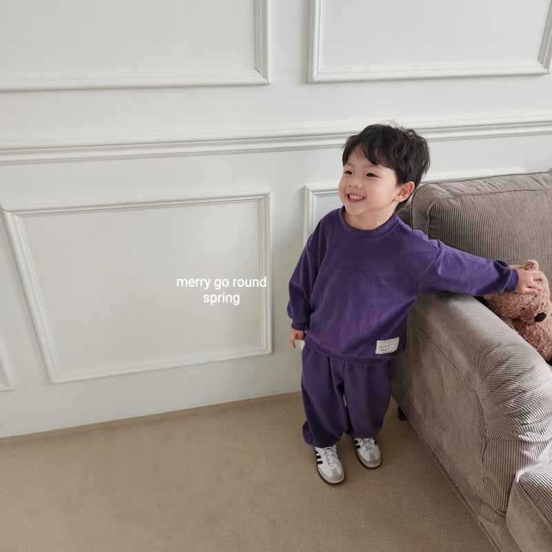 Merry Go Round - Korean Children Fashion - #minifashionista - Terry Set - 11