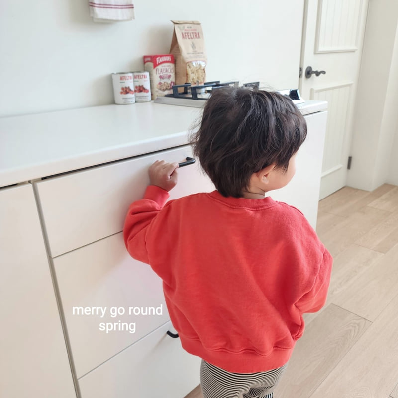 Merry Go Round - Korean Children Fashion - #minifashionista - Friend Sweatshirt - 7
