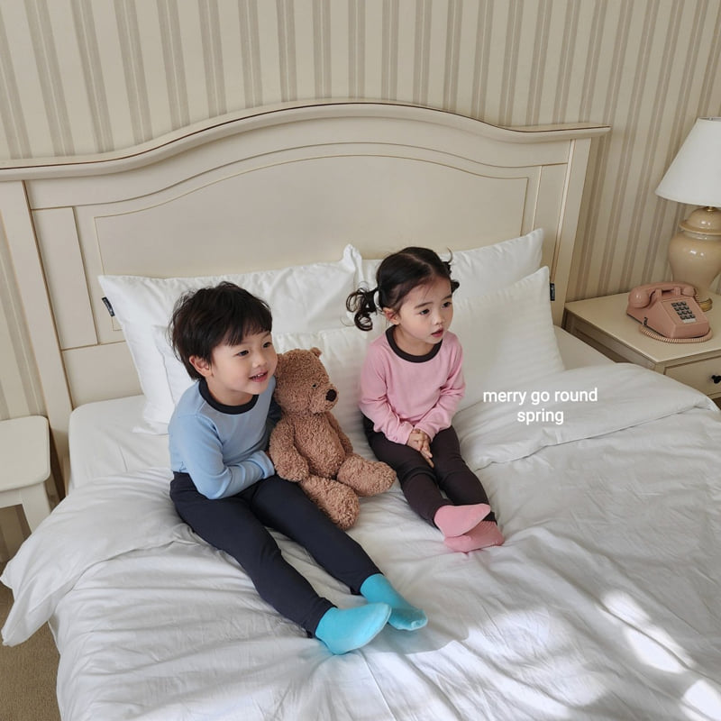 Merry Go Round - Korean Children Fashion - #prettylittlegirls - Color Loungewear Set - 8