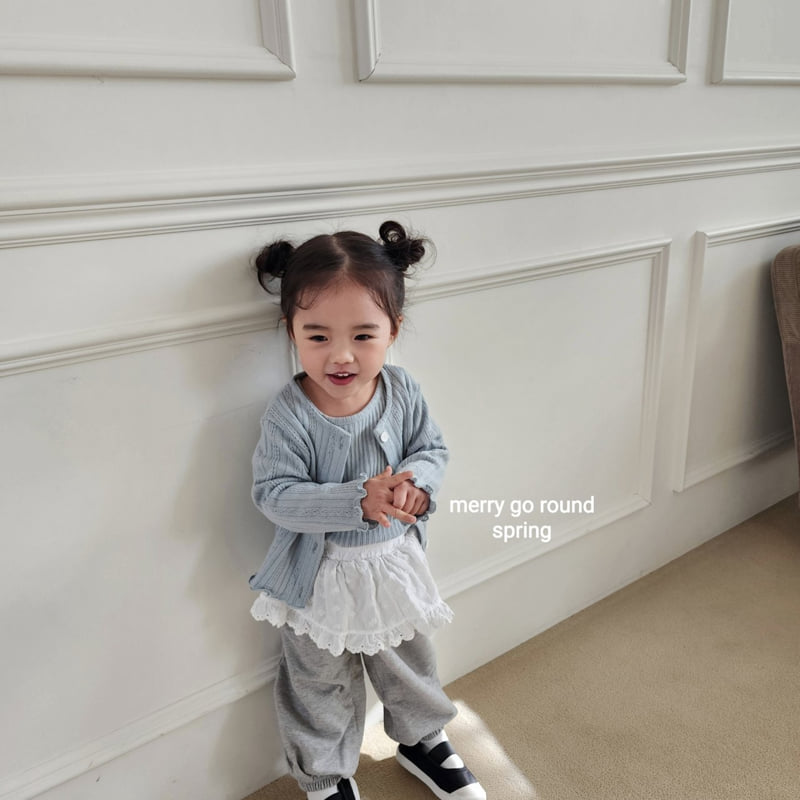 Merry Go Round - Korean Children Fashion - #todddlerfashion - Skirt Jogger Pants - 5