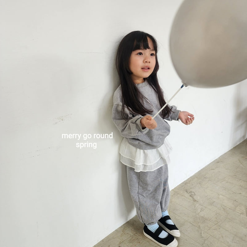 Merry Go Round - Korean Children Fashion - #toddlerclothing - Sugar Terry Set