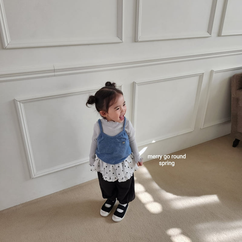 Merry Go Round - Korean Children Fashion - #toddlerclothing - Spring Sleeveless Top - 8