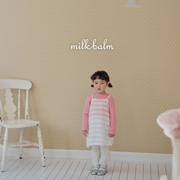 Milk Balm - Korean Baby Fashion - #babyboutique - Frill Sleeveless One-piece - 5