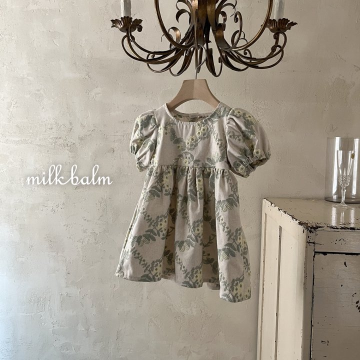 Milk Balm - Korean Baby Fashion - #babyboutique - Rosa Embroidery One-piece