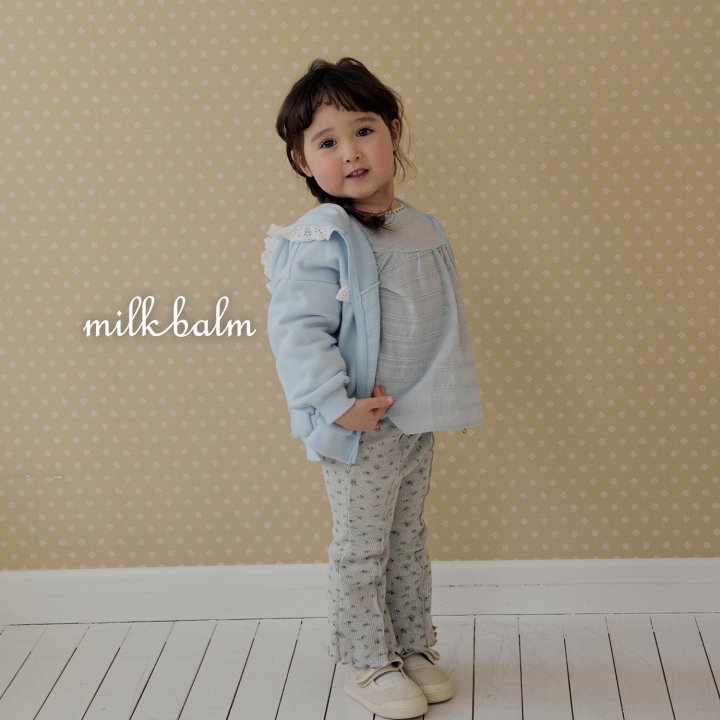 Milk Balm - Korean Baby Fashion - #babyboutique - Lace Hood Zip-up - 11