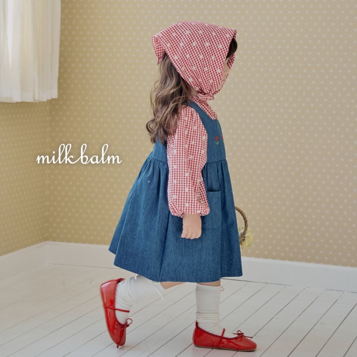 Milk Balm - Korean Baby Fashion - #babyboutique - Tulip Denim One-piece - 8
