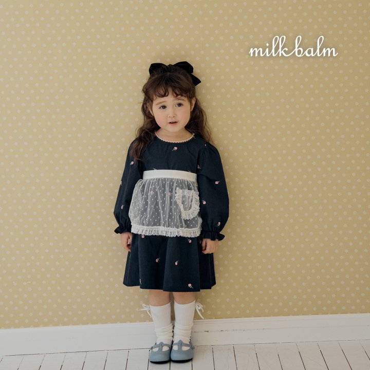 Milk Balm - Korean Baby Fashion - #babyboutique - Rose One-piece - 2