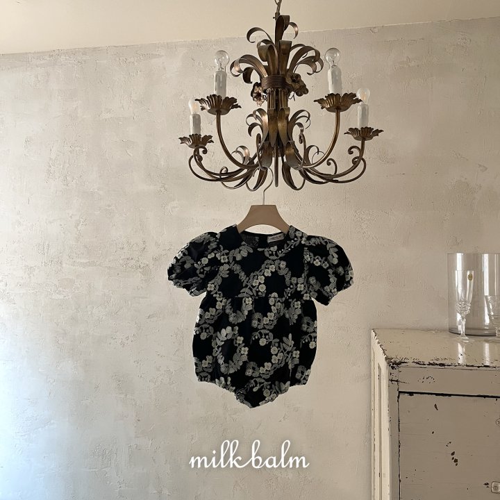 Milk Balm - Korean Baby Fashion - #babyboutiqueclothing - Rosa Embroidery Suit