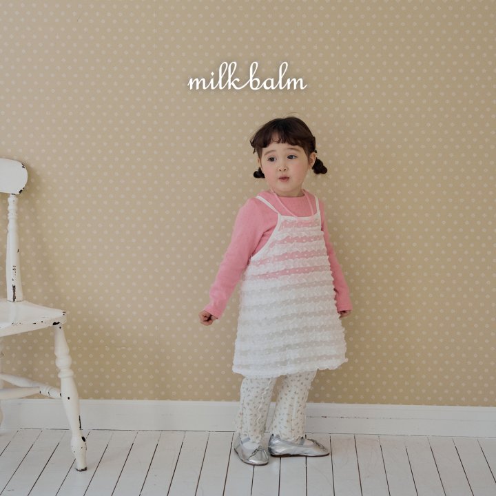 Milk Balm - Korean Baby Fashion - #babyfashion - Pintuck Floral Pants - 10