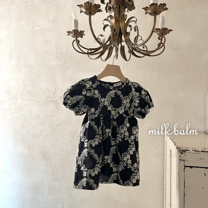 Milk Balm - Korean Baby Fashion - #babyclothing - Rosa Embroidery One-piece - 4