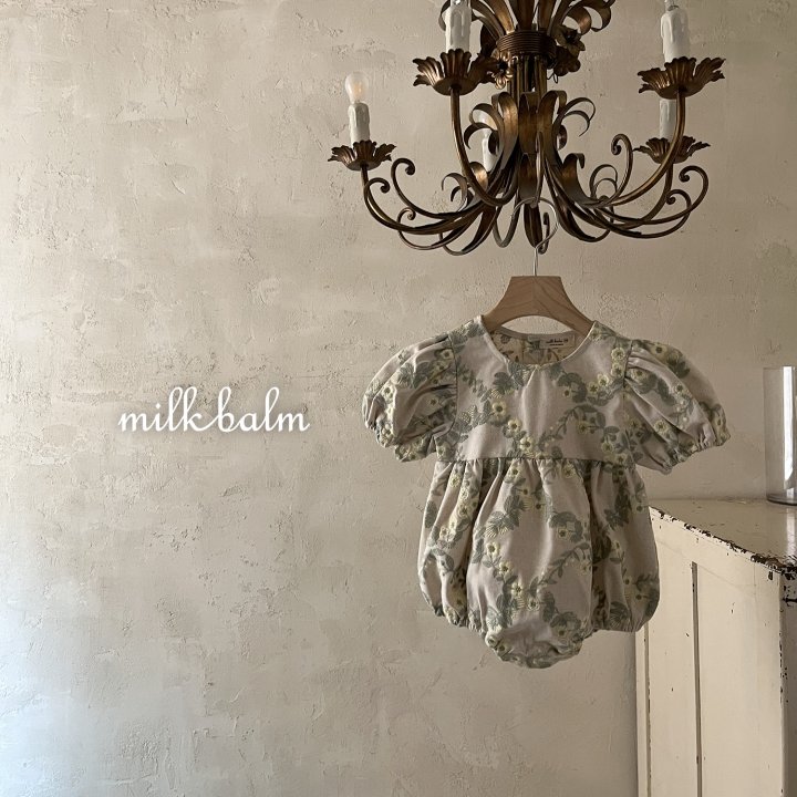 Milk Balm - Korean Baby Fashion - #babyfashion - Rosa Embroidery Suit - 3