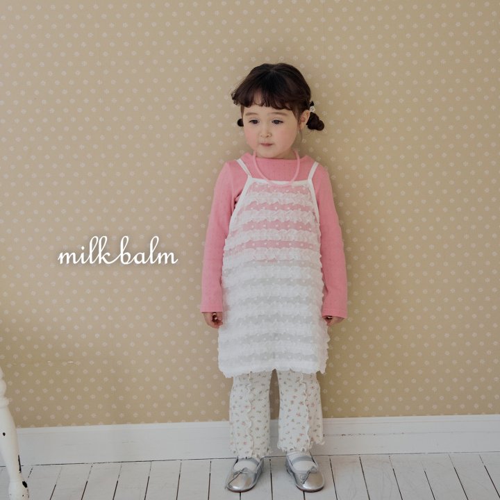 Milk Balm - Korean Baby Fashion - #babyfever - Pintuck Floral Pants - 11