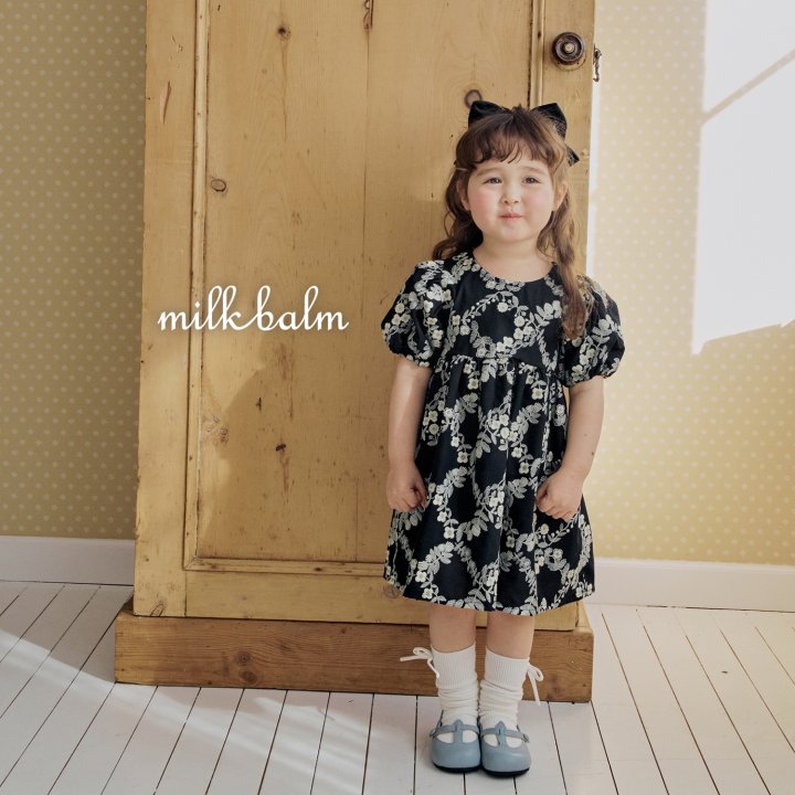 Milk Balm - Korean Baby Fashion - #babyfever - Rosa Embroidery One-piece - 5