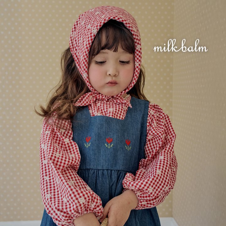 Milk Balm - Korean Baby Fashion - #babyfever - Tulip Denim One-piece - 12