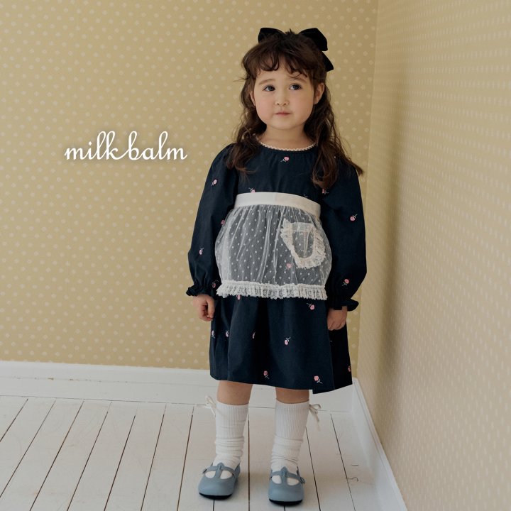 Milk Balm - Korean Baby Fashion - #babygirlfashion - Rose One-piece - 7