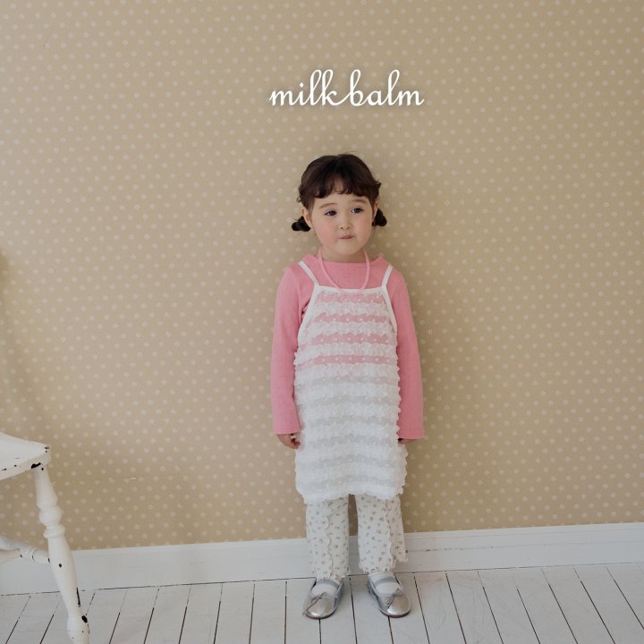 Milk Balm - Korean Baby Fashion - #babylifestyle - Frill Sleeveless One-piece - 11