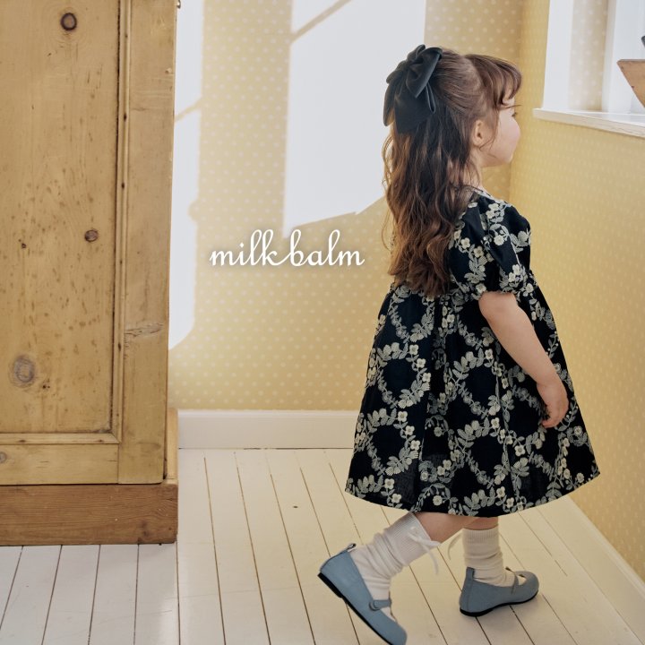 Milk Balm - Korean Baby Fashion - #babylifestyle - Rosa Embroidery One-piece - 7