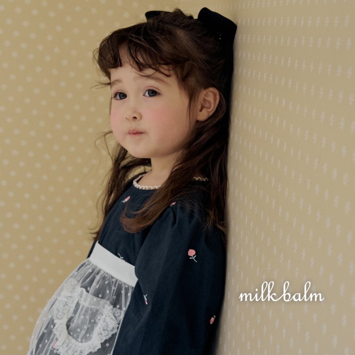 Milk Balm - Korean Baby Fashion - #babylifestyle - Rose One-piece - 8