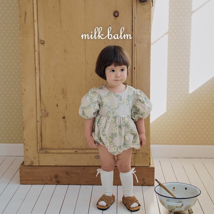 Milk Balm - Korean Baby Fashion - #babyoninstagram - Rosa Embroidery Suit - 7