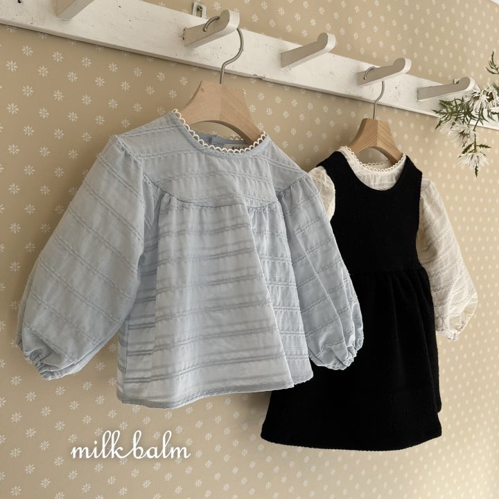 Milk Balm - Korean Baby Fashion - #babyoninstagram - Jude Blouse - 5