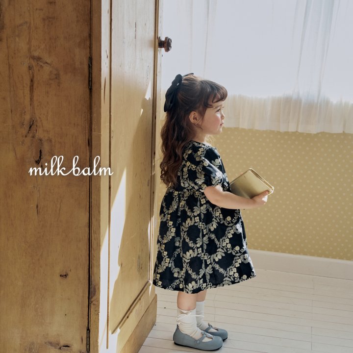 Milk Balm - Korean Baby Fashion - #babyoutfit - Rosa Embroidery One-piece - 11