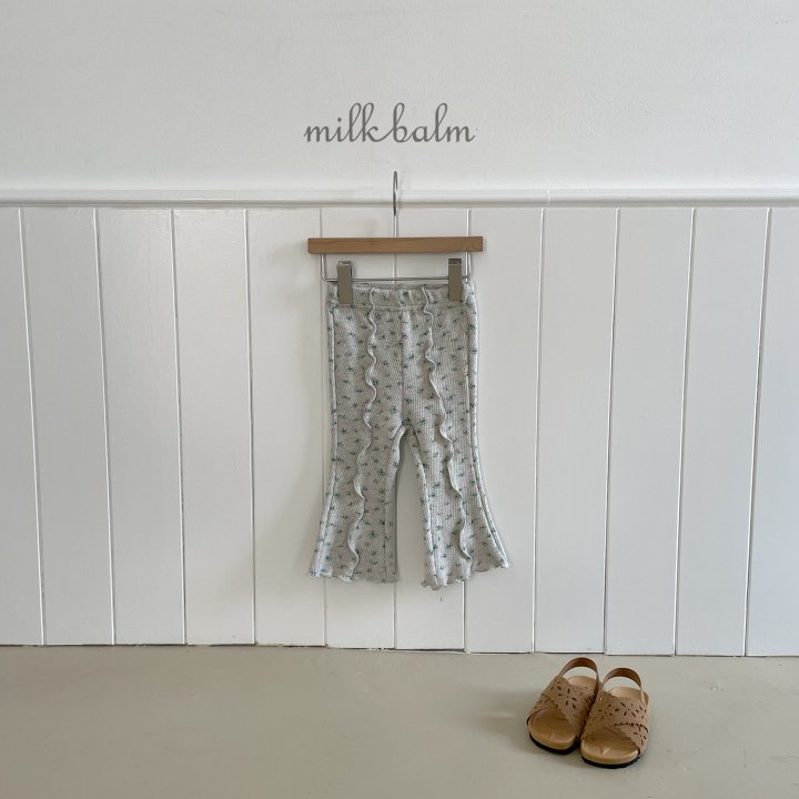 Milk Balm - Korean Baby Fashion - #babywear - Pintuck Floral Pants - 3