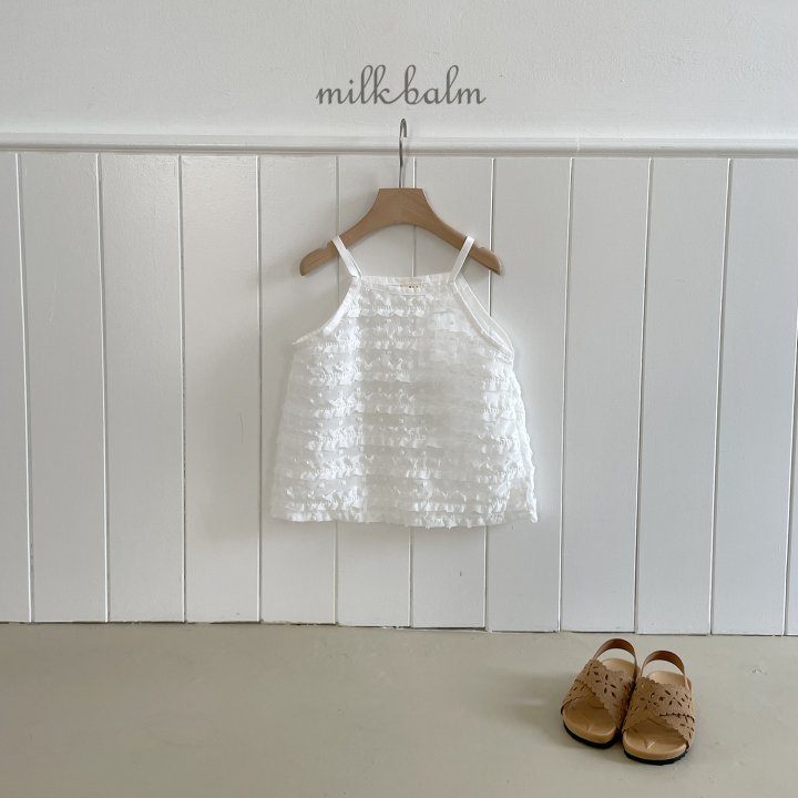 Milk Balm - Korean Baby Fashion - #babywear - Frill Sleeveless One-piece