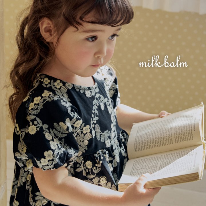 Milk Balm - Korean Baby Fashion - #babywear - Rosa Embroidery One-piece - 12
